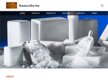 Tablet Screenshot of dryicebangalore.com
